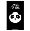 Stickers rect. gdes. Panda 16u Pers